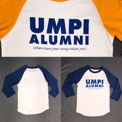 Yellow Alumni Baseball Shirt