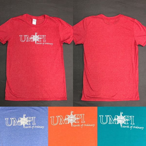 Picture of Red T Shirt UMPI Logo
