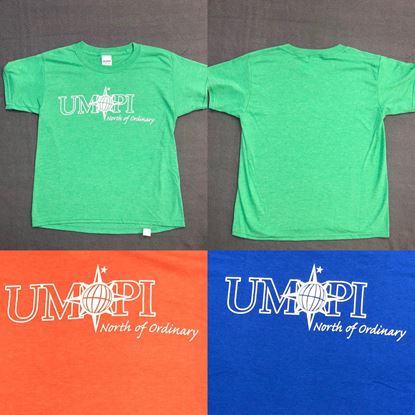 Orange Youth T Shirt UMPI Logo